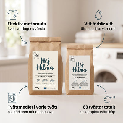 Hej Hilmas tvättpaket