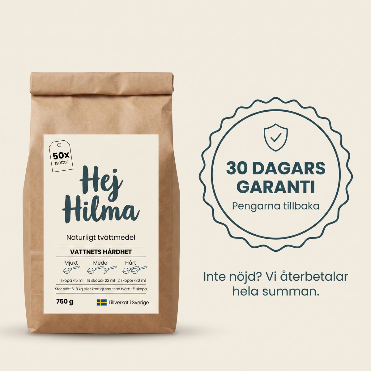 Naturligt tvättmedel