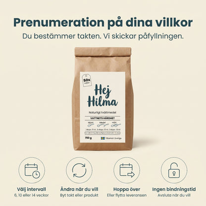 Naturligt tvättmedel